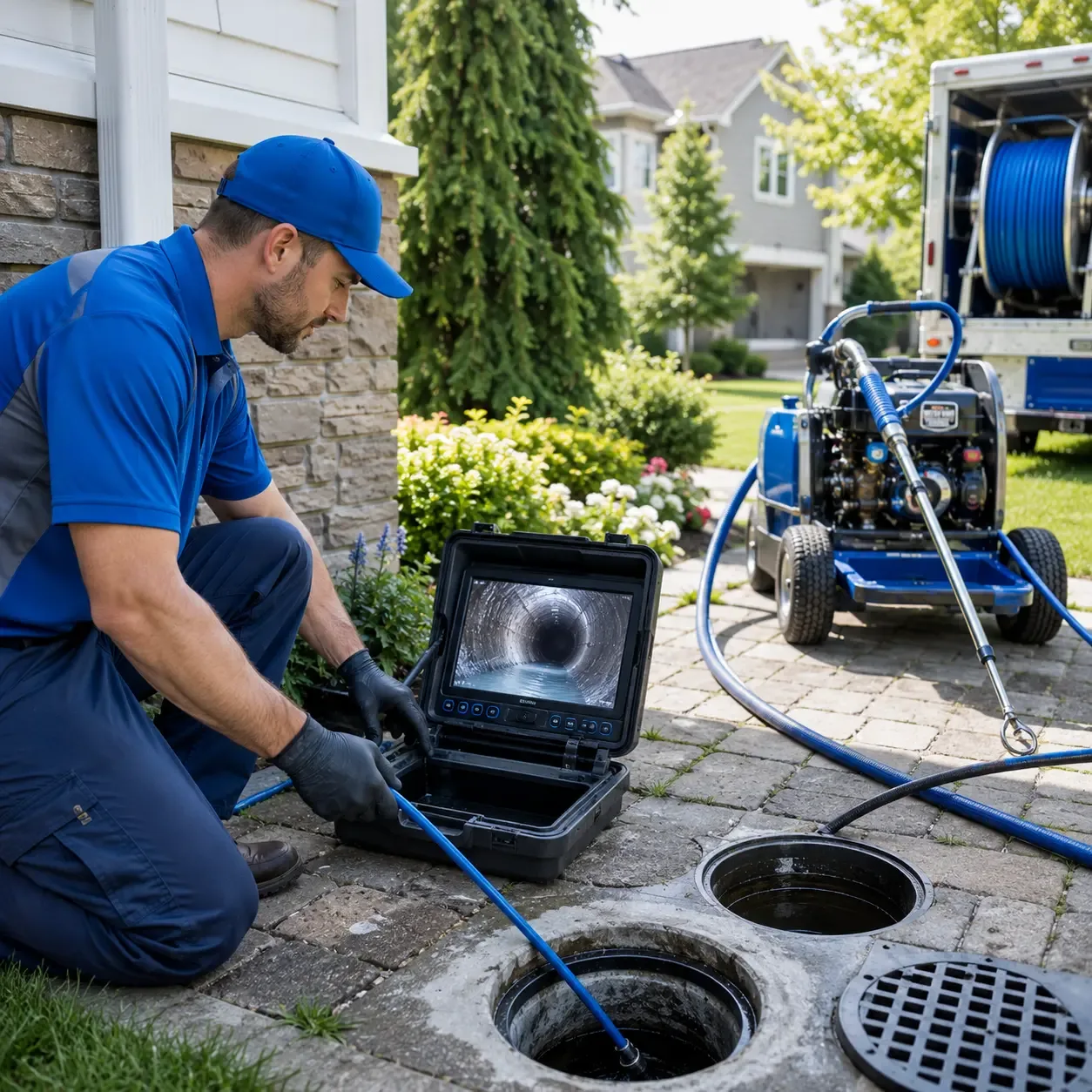 Outdoor drain cleaning professionals serving Sun, LA