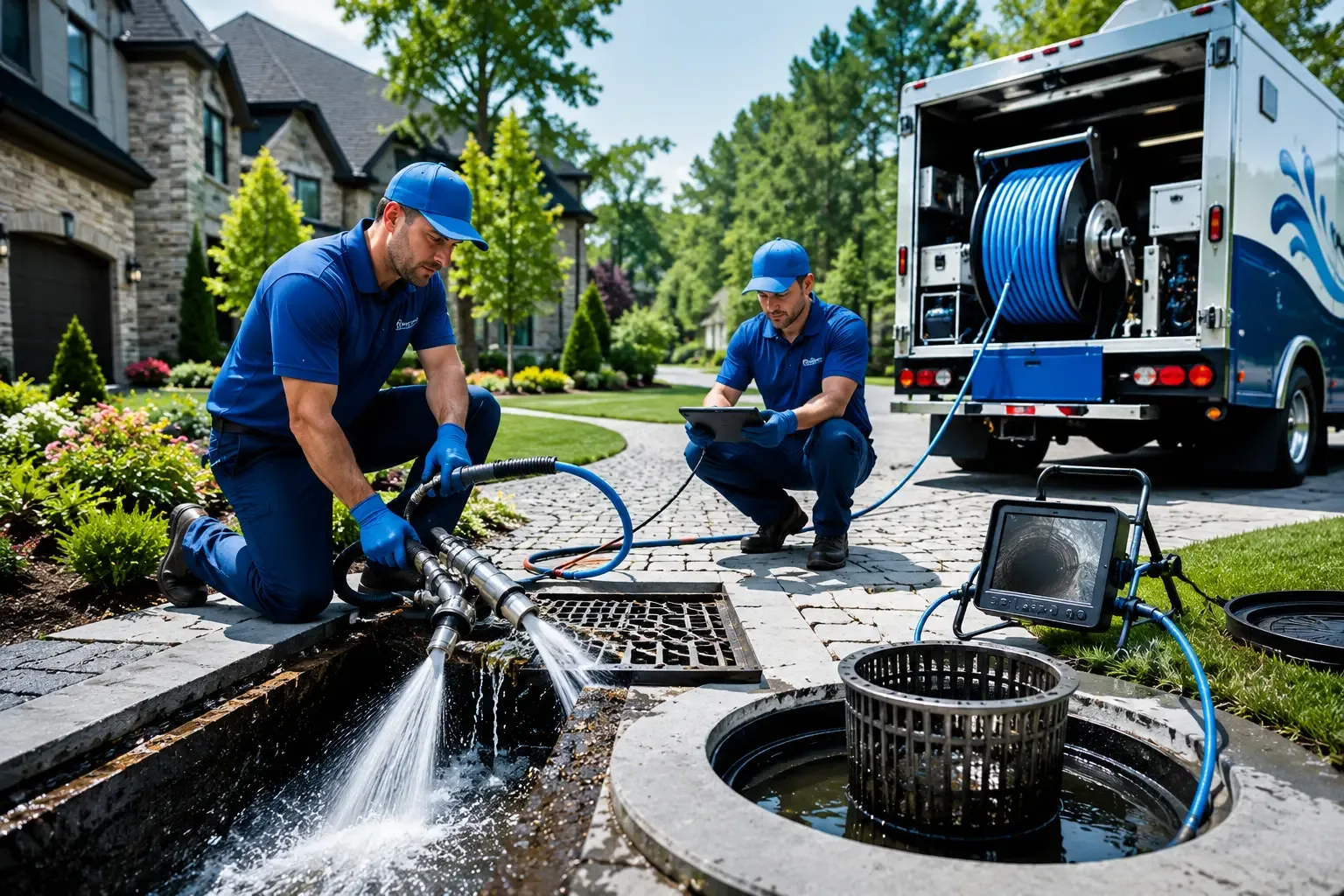 Local outdoor drain cleaning professionals in Sun, LA