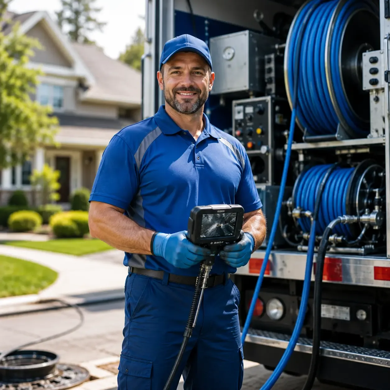 Local outdoor drain cleaning specialists in Sun, LA